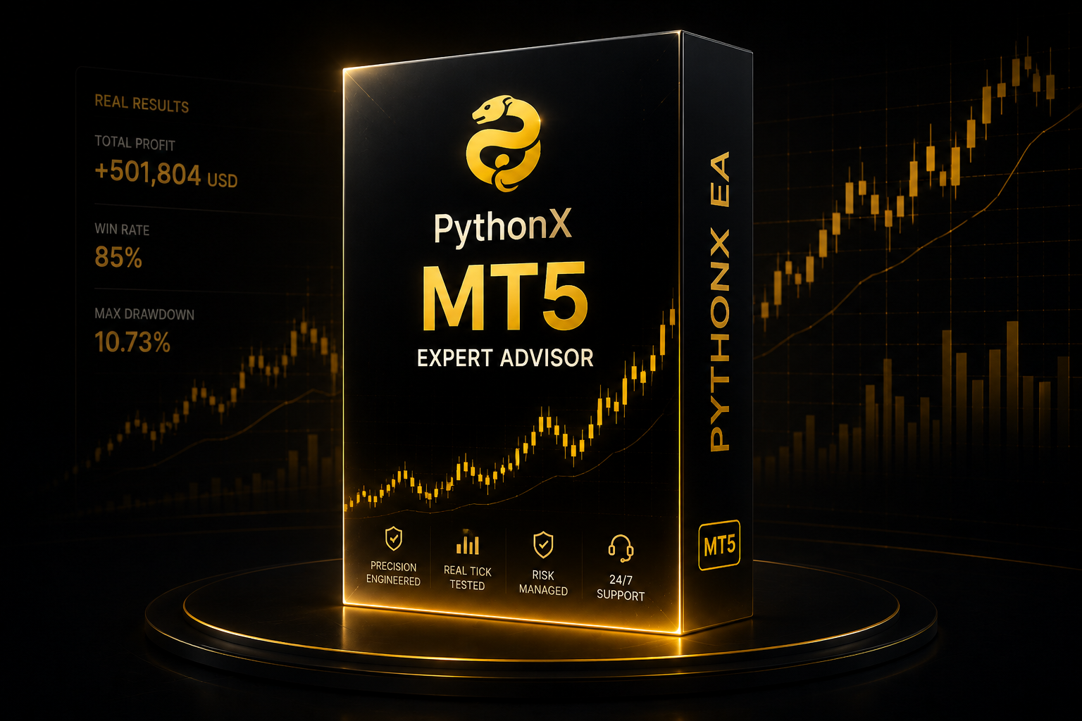 PythonX MT5 Expert Advisor suite