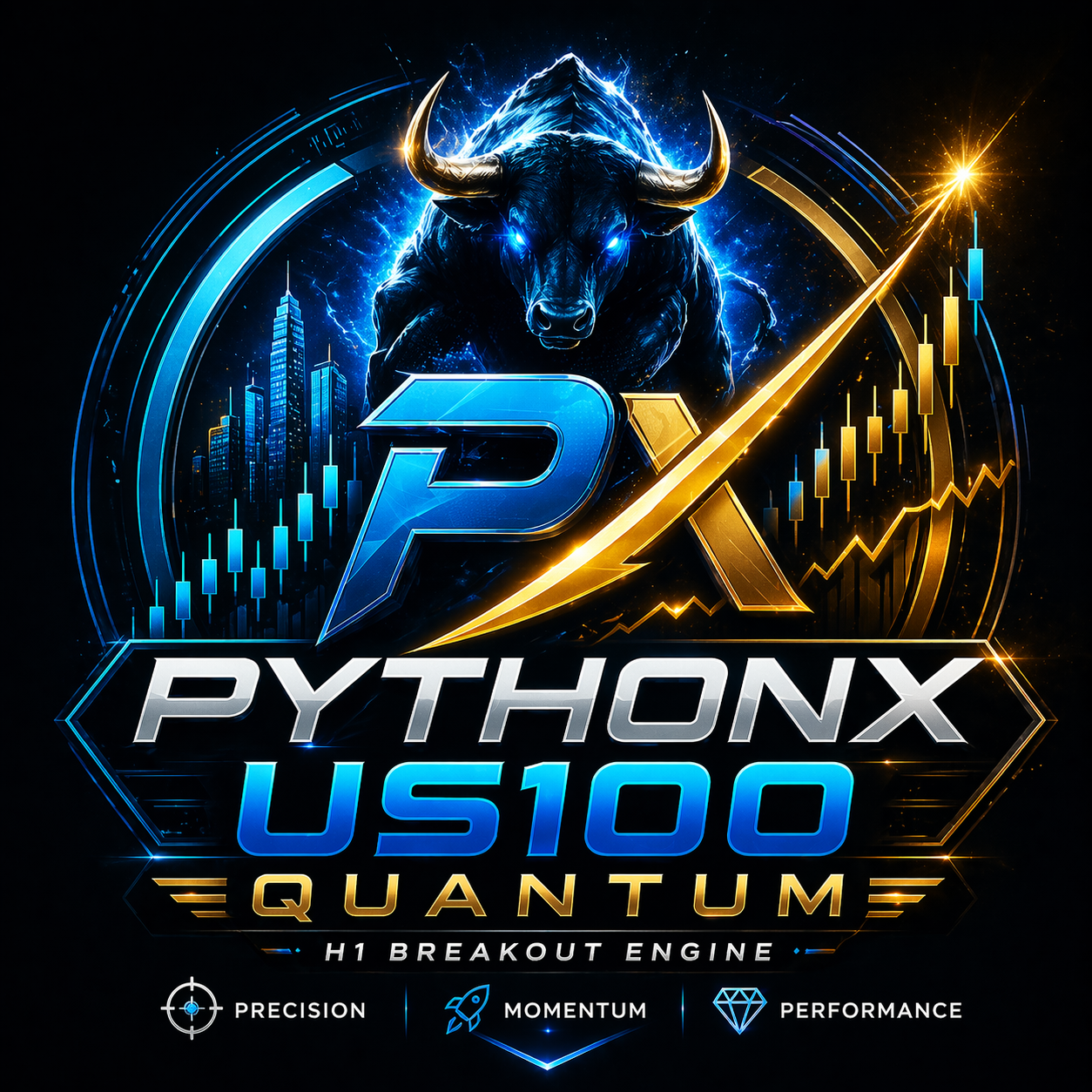 PythonX US100 Quantum — MT5 Expert Advisor for US100